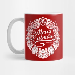 Merry Critmas - White Version Mug